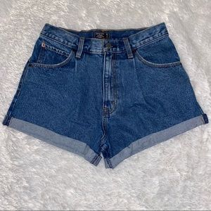Abercrombie and fitch denim shorts high rise